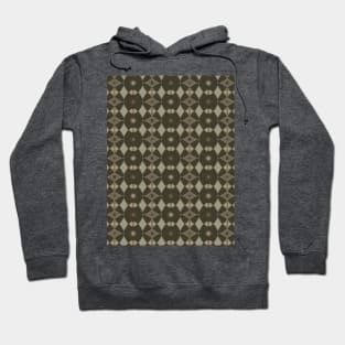 Green Dark Academia Abstract Pattern Hoodie